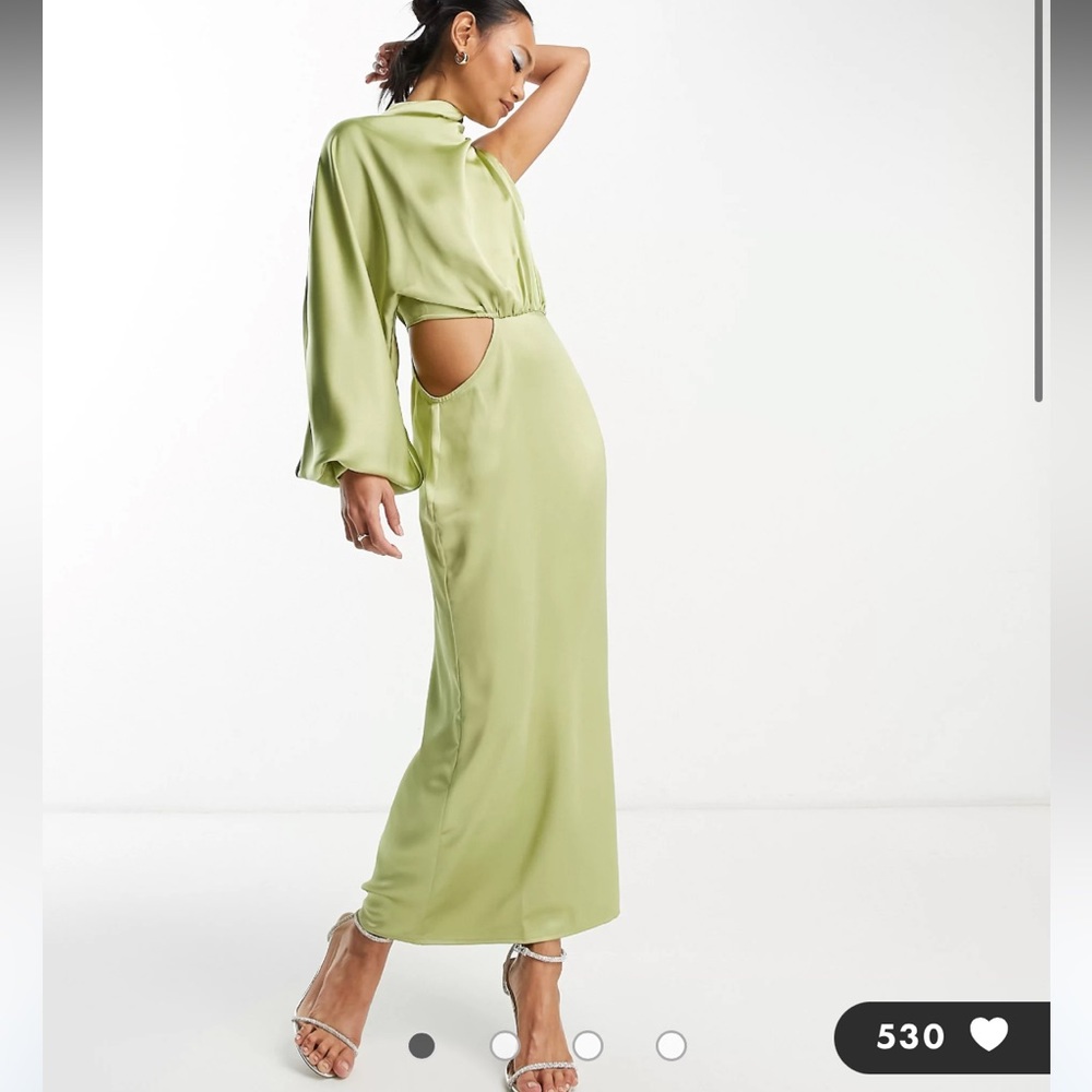 NWT asos satin dress